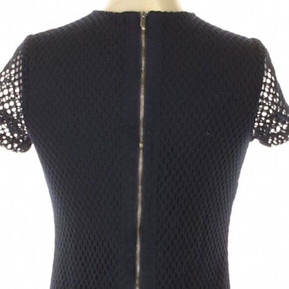 Banana Republic Crochet Lace Dress Navy - Picture 4 of 4